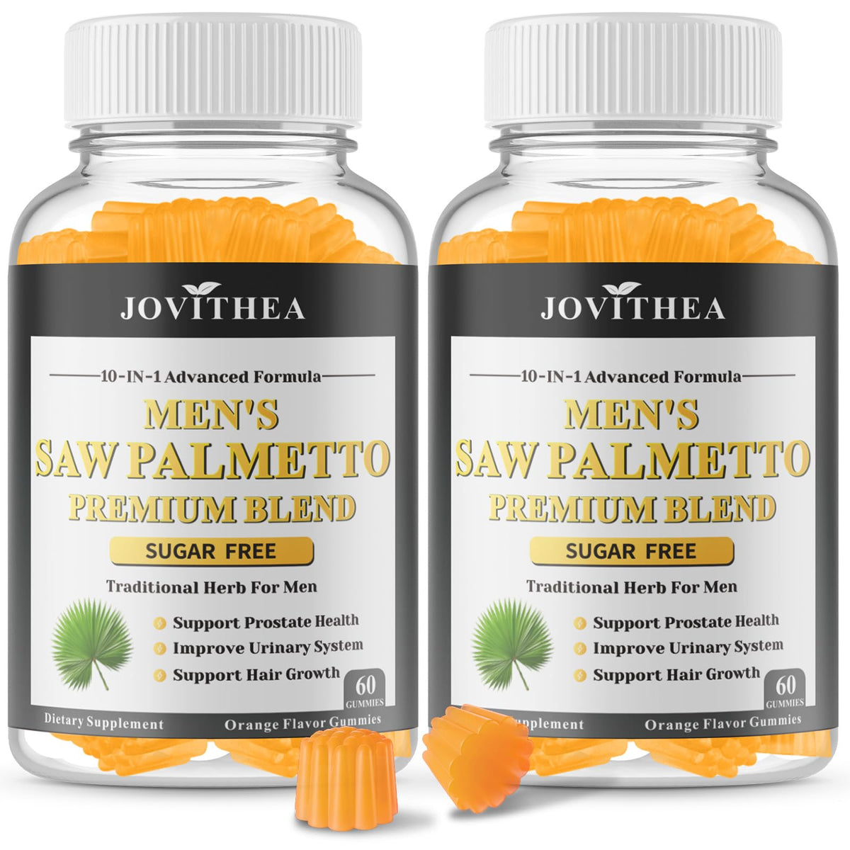 Two-pack Saw Palmetto Gummies for Men 120 count – hero image