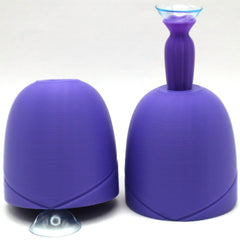 Purple 2-pack scleral lens applicator tool with Dome Dock Mini