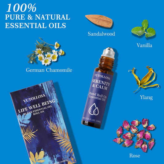 Serenity & Calm roll-on bottle close-up