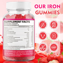 Back label showing ingredients and nutrition facts