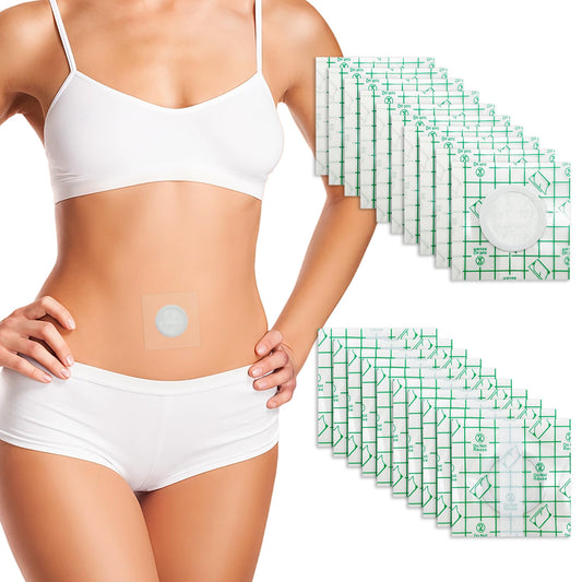 20-pack disposable castor oil pack wraps with transparent PU film outer layer
