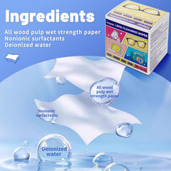 Professional-grade screen and eyewear cleaning wipes in bulk