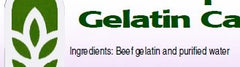 Close-up of empty 00 gelatin capsules for filling