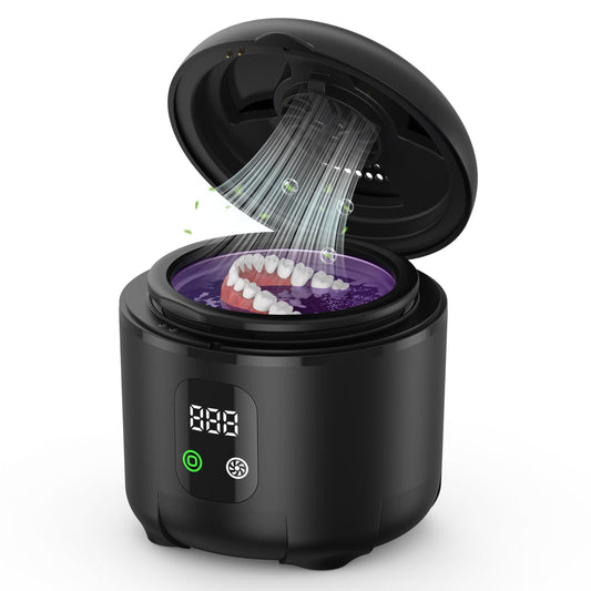 Front view of the 2025 Ultrasonic Retainer Cleaner in black