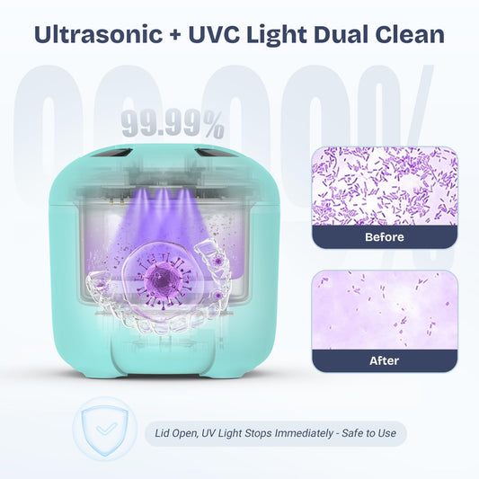 Blue Ultrasonic Cleaner badge 45kHz 25W