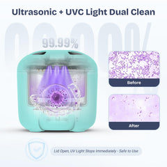 Blue Ultrasonic Cleaner badge 45kHz 25W