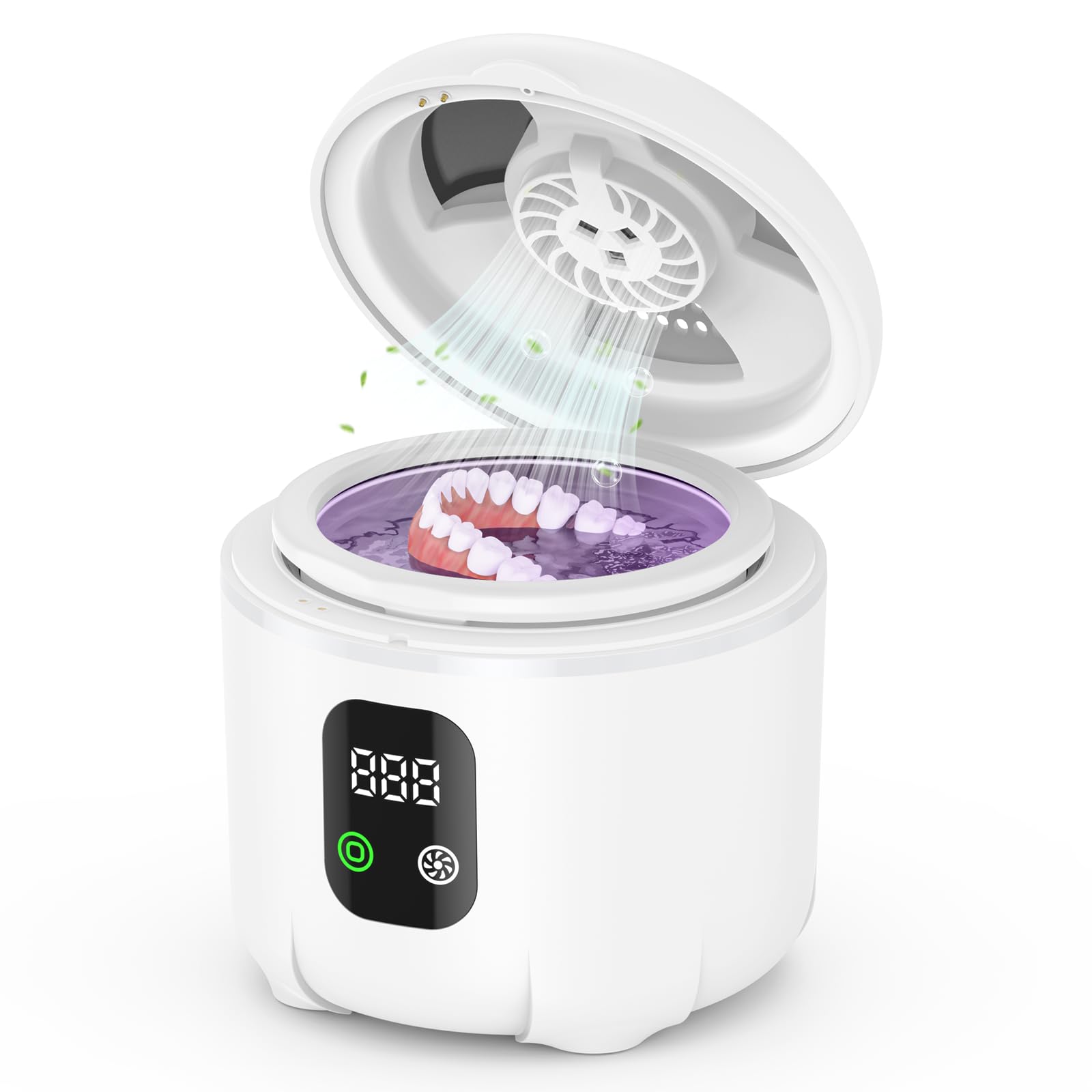 Front view of 2025 Ultrasonic Retainer Cleaner (45kHz 25W)