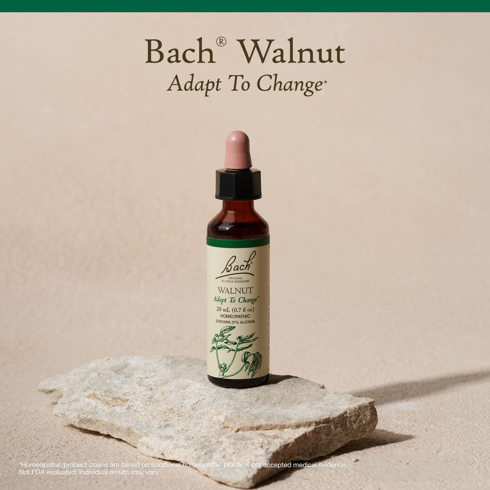 20 mL dropper bottle of Bach Walnut remedy