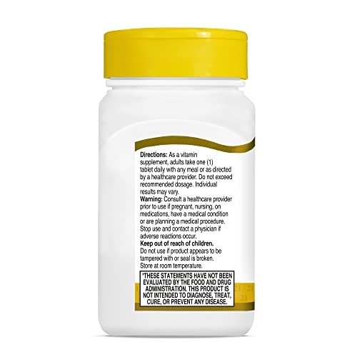 Close-up of B vitamin ingredients list on packaging