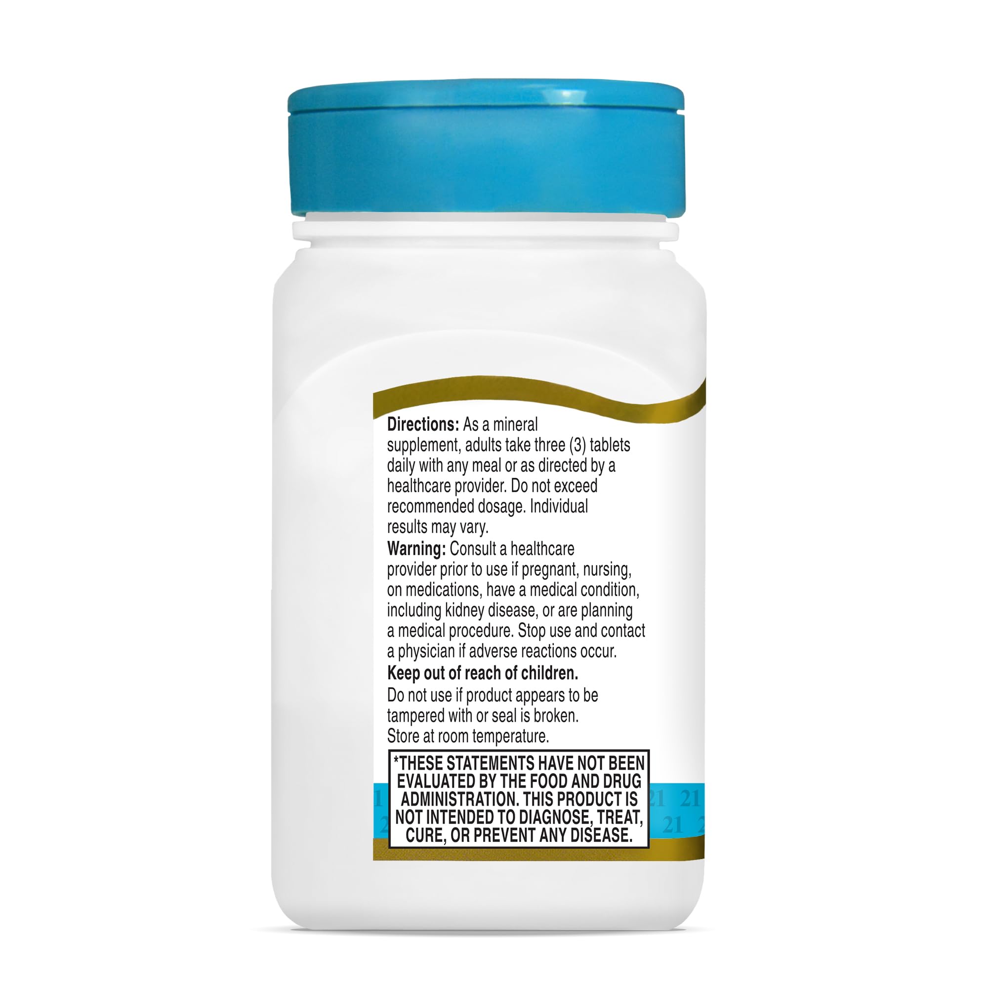 Overall packaging and bottle image for 21st Century Cal Mag Zinc +D Tablets
