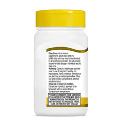 Product shot of 21st Century B Complex Plus Vitamin C tablets on white background