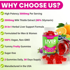 Banner highlighting 23-in-1 liver detox formula