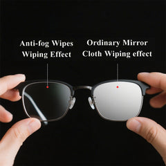 One wipe provides up to 24 hours of fog-free performance