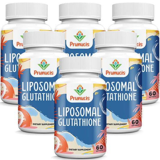Bottle of 2400mg Liposomal Glutathione with Vitamin C and 360 softgels