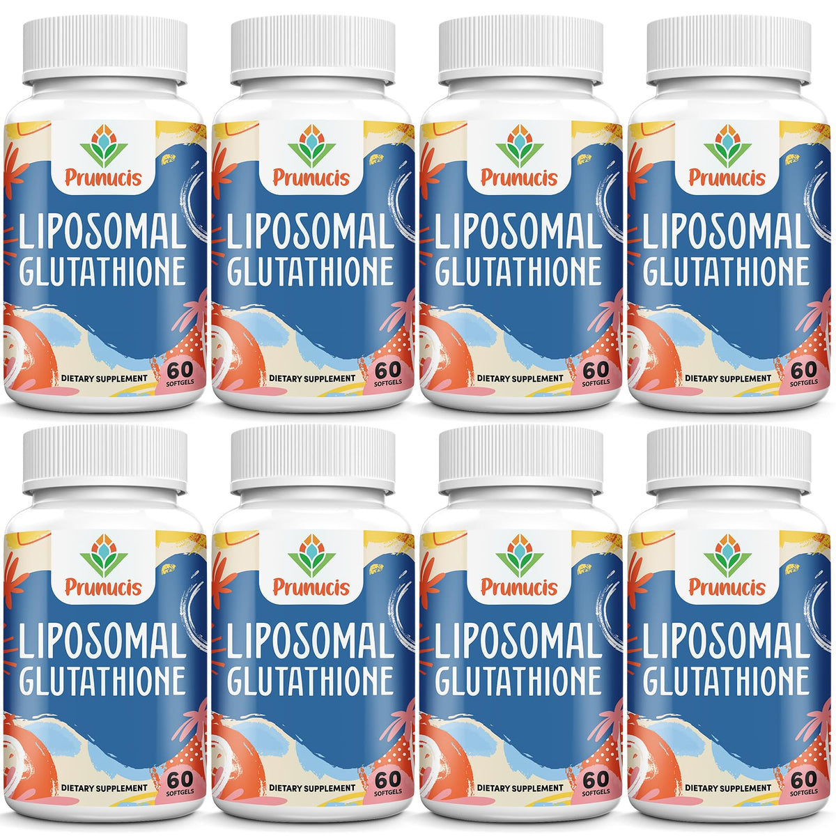 High-dose 2400mg liposomal glutathione softgels with Vitamin C, Milk Thistle and Alpha-Lipoic Acid