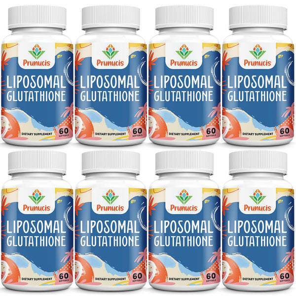 prunucis liposomal glutathione 2400MG — Vitamin C, Milk Thistle, Alpha-Lipoic Acid, 480 Softgels Nuri Clinic | BPC CAS 70-18-8 Color:3 Pack Lotion