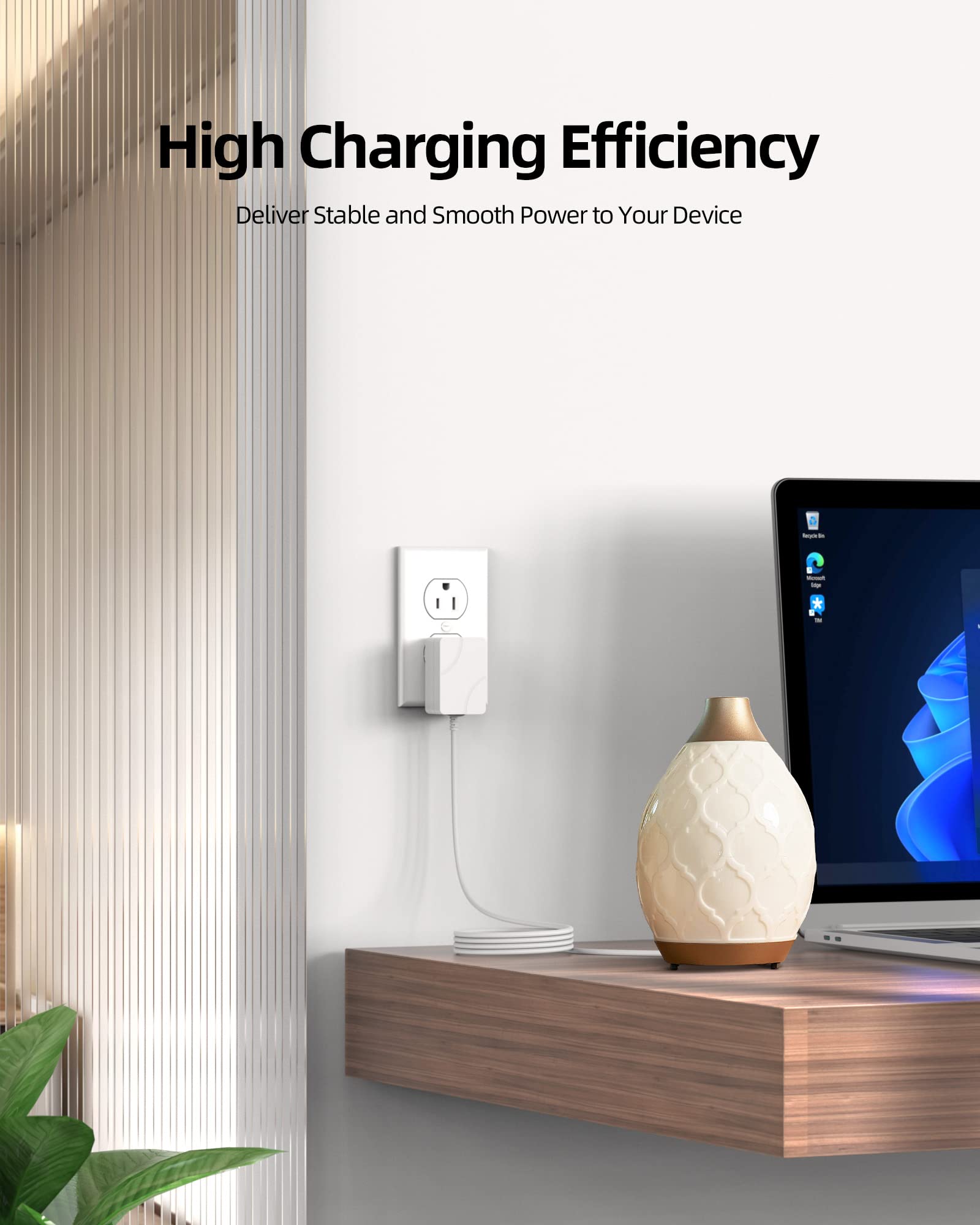 Power adapter in packaging