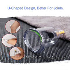 Cupping kit with instructions and spare accessories