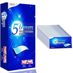 Box of 28 Whitener Strips 5D Teeth Whitening Strips