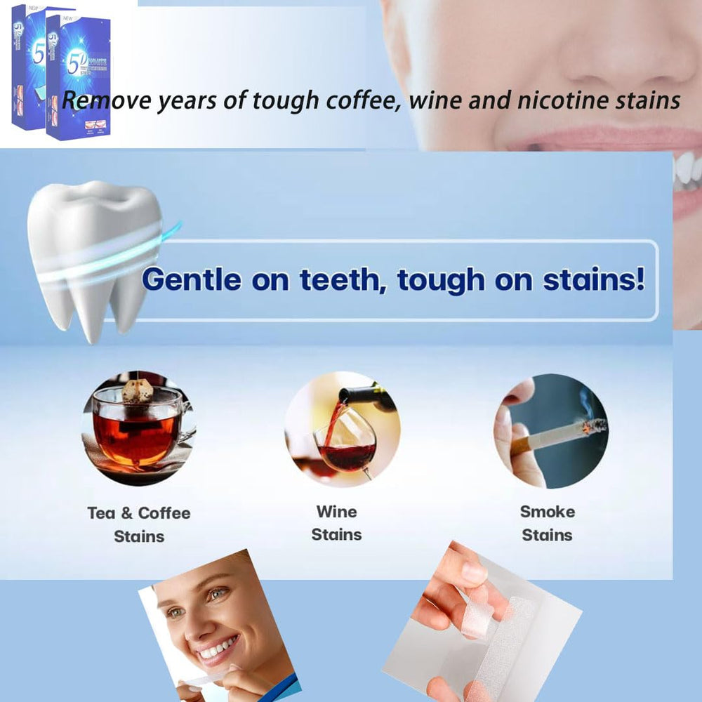 Gentle whitening formula label highlighting low sensitivity