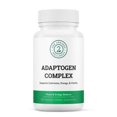 Front view of 2nd Springs Adaptogen Complex bottle