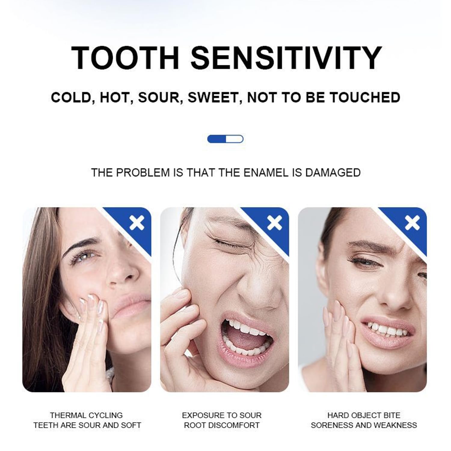 Gentle mint-flavored toothpaste suitable for sensitive teeth
