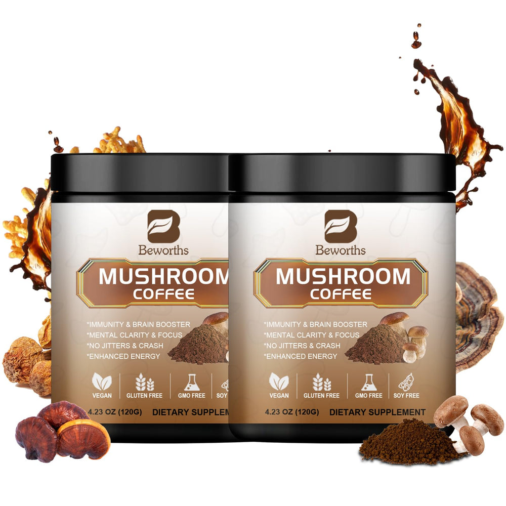 2Pack Mushroom Coffee packaging front view
