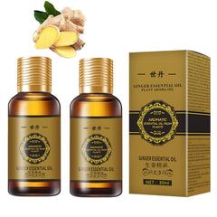 2PC 60ml Belly Drainage Ginger Oil bottle