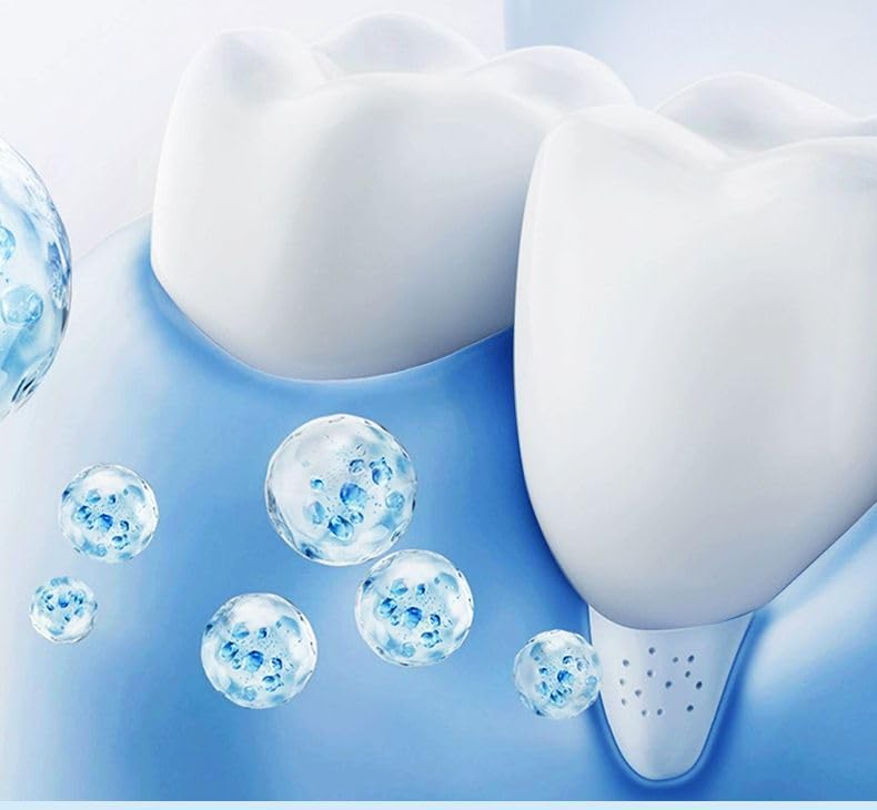 Fresh breath and clean teeth visualization