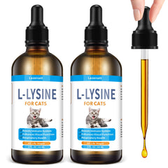 Front view of the 2-pack Lysine for Cats Immune Support