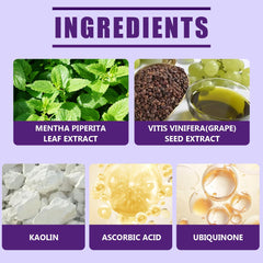 Lifestyle image showing dental care routine with mineral powder