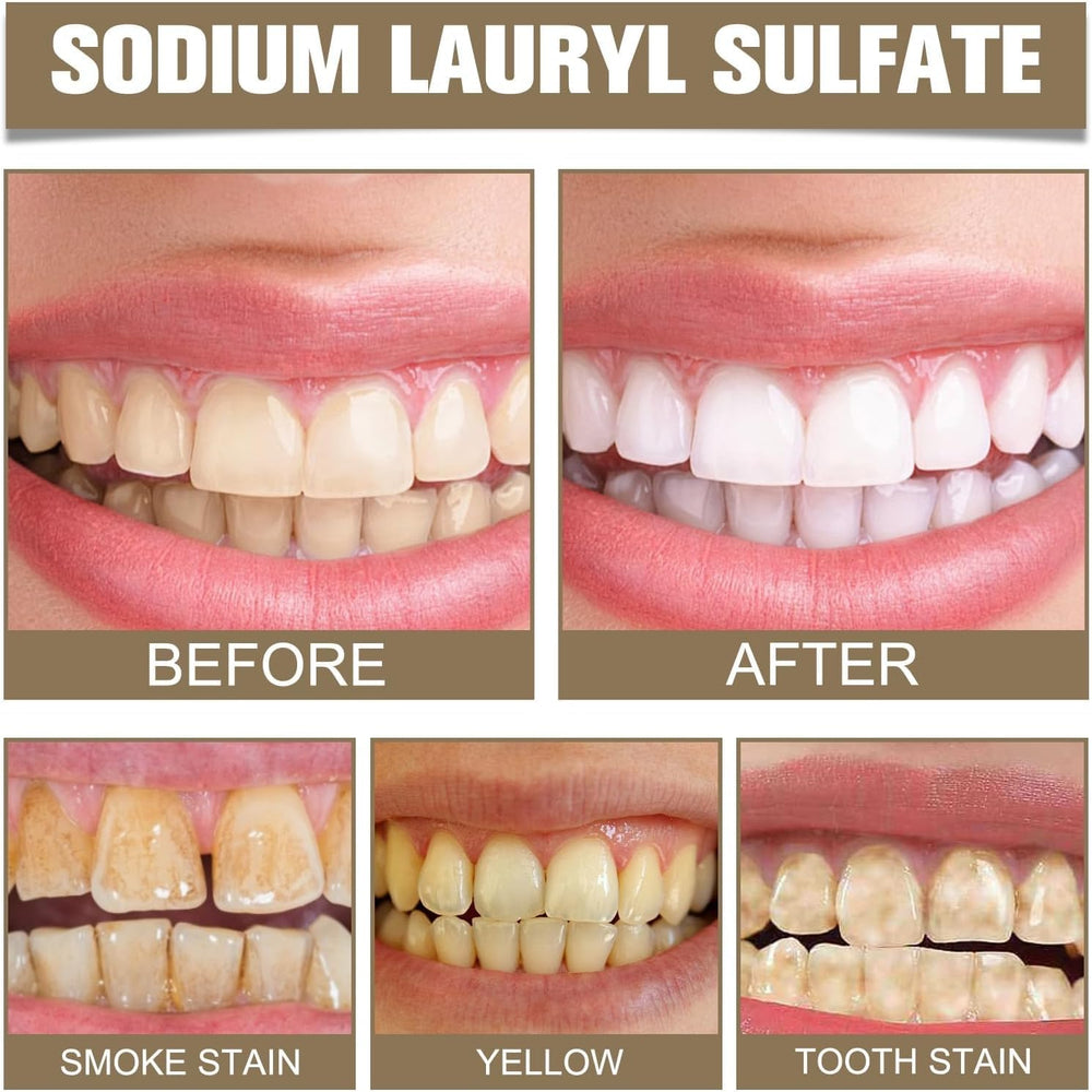 Coffee, tea, and wine stain removal using toothpaste