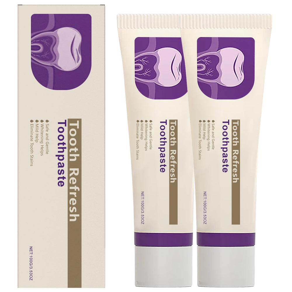 Front view of 2PS Tooth Refresh toothpaste dual-pack