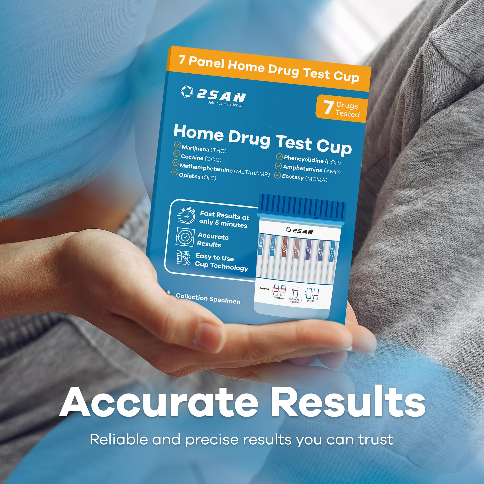 FSA/HSA eligible drug screening kit for home or travel