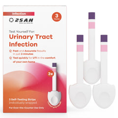 2San 2-in-1 UTI test strips box packaging