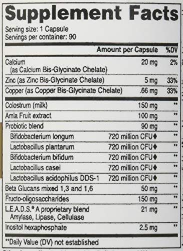 3.6 Billion CFU per vegetarian capsule
