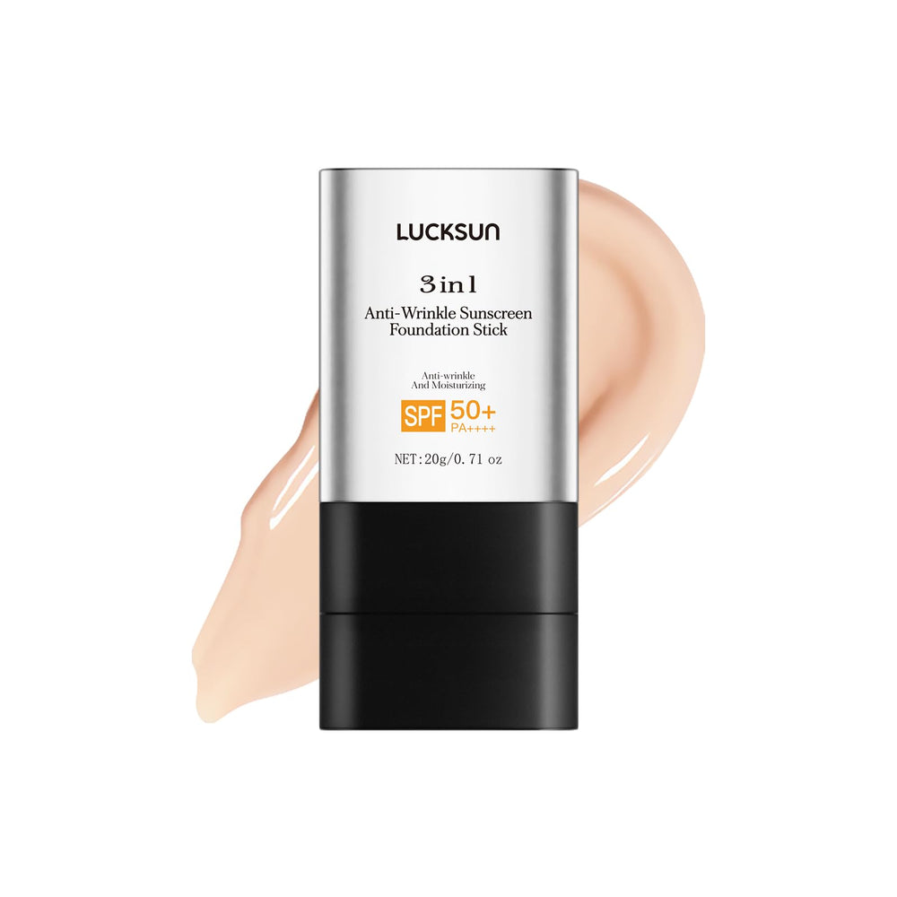 3-in-1 foundation stick close-up showing creamy texture for full coverage