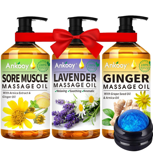 Arnica massage oil for sore muscles