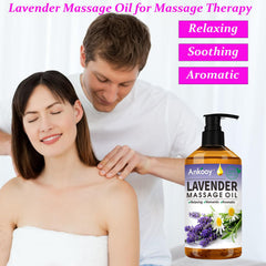 Massage oil gift set for home spa