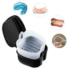 Close-up of a 3-pack retainer cleaner case set