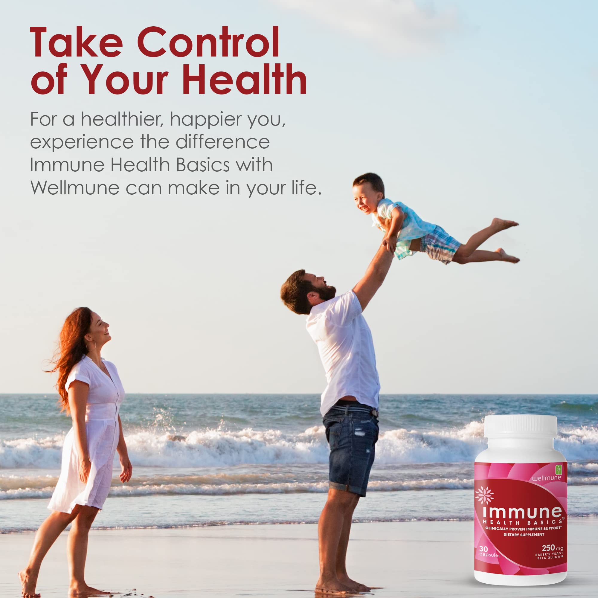 30-capsule bottle packaging of Immune Health Basics