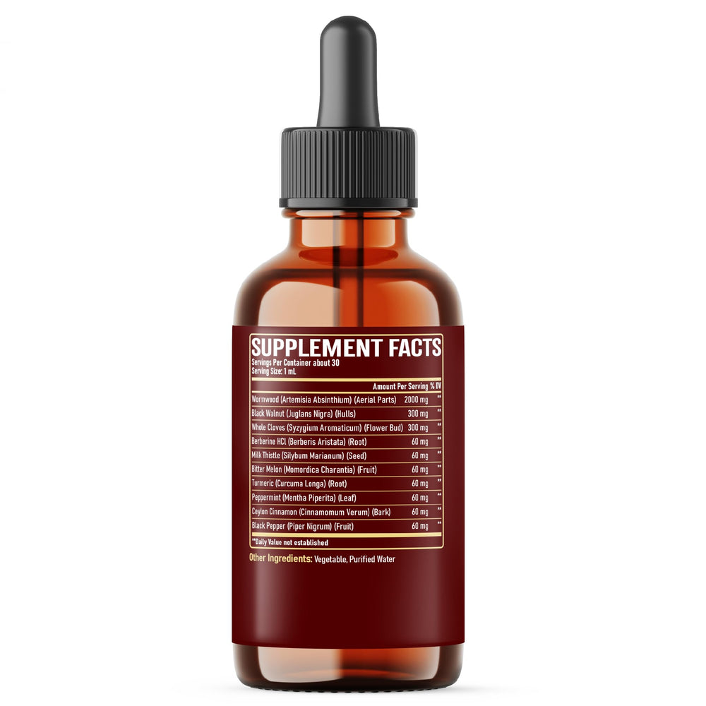 30-day supply bottle label with dosage