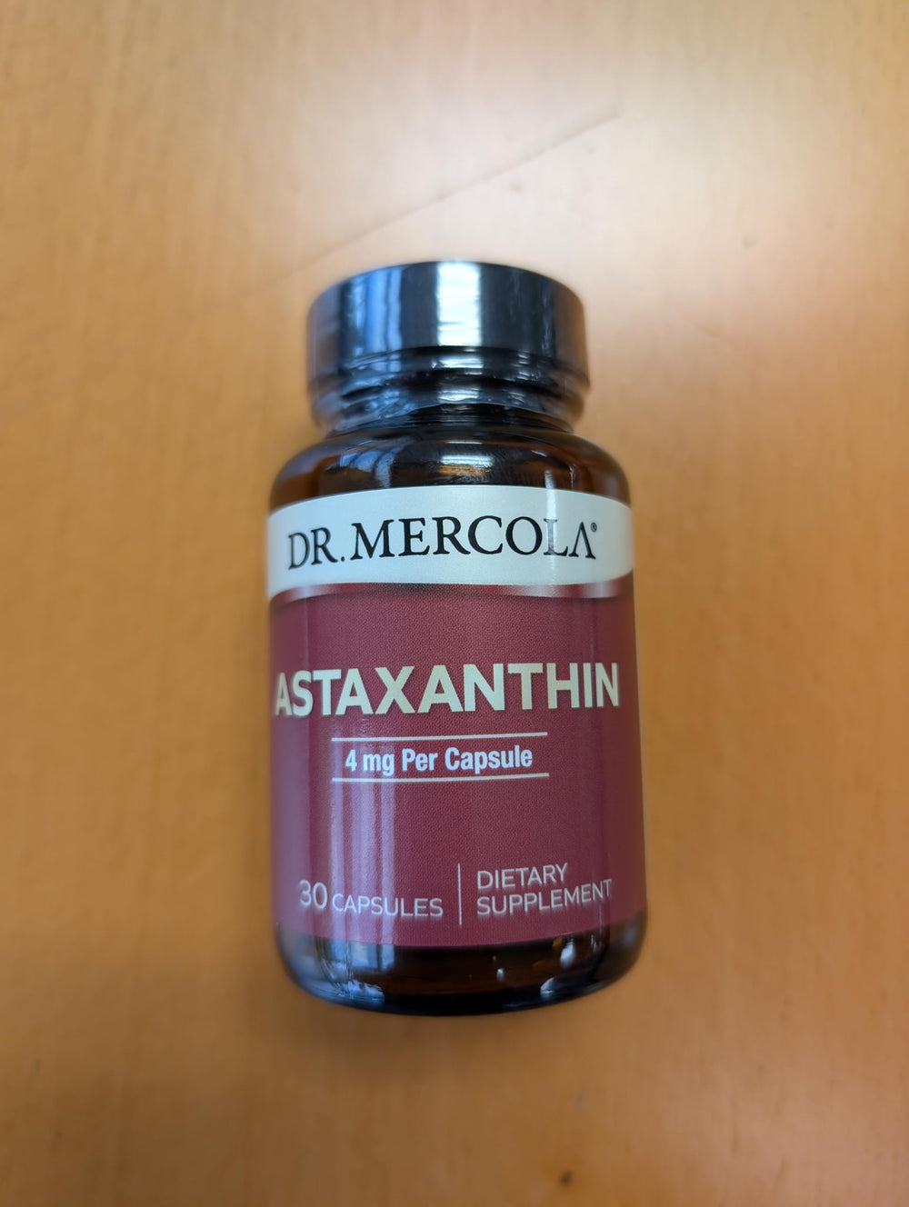 Bottle label indicating 30 servings