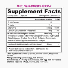 Label showing 30 servings