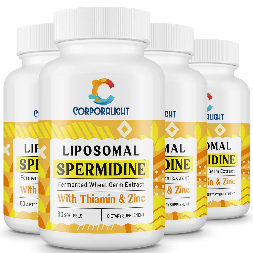 Bottle of 30mg spermidine softgels, 240-count