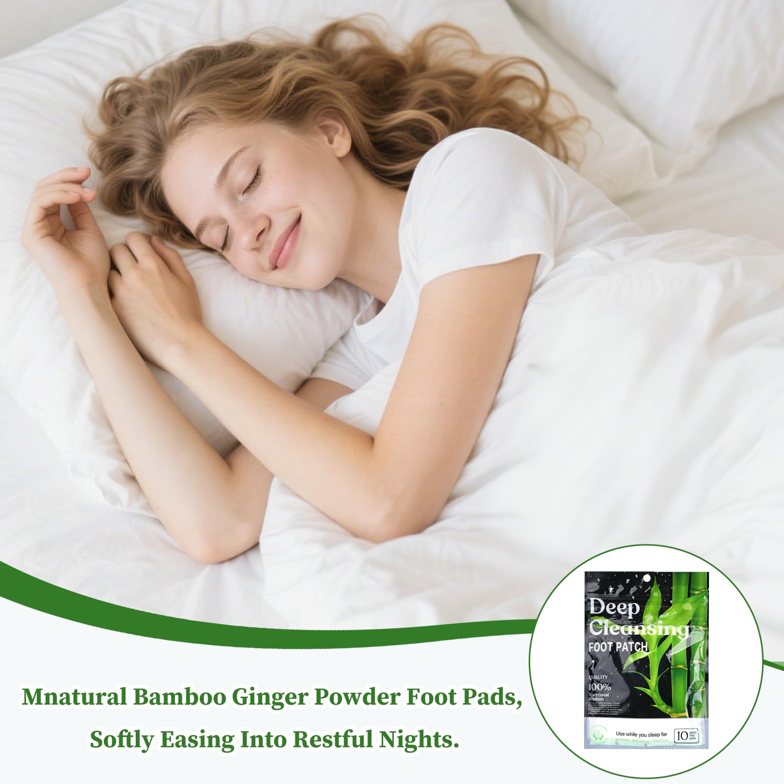 Ingredients label featuring ginger powder and bamboo vinegar powder