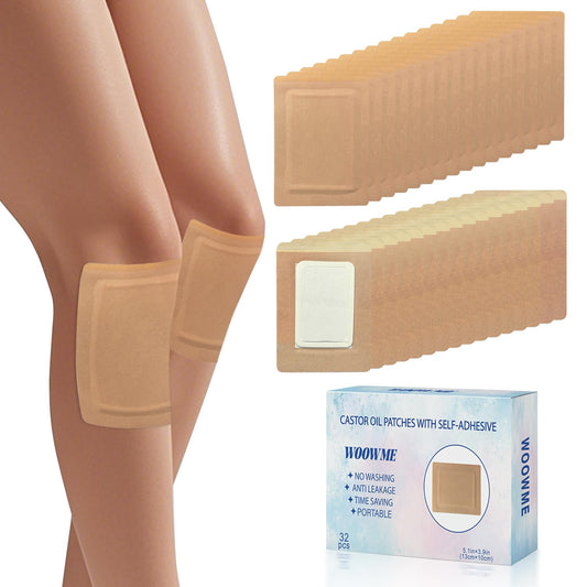 32-piece castor oil pack wrap 5.1 x 3.9 inches