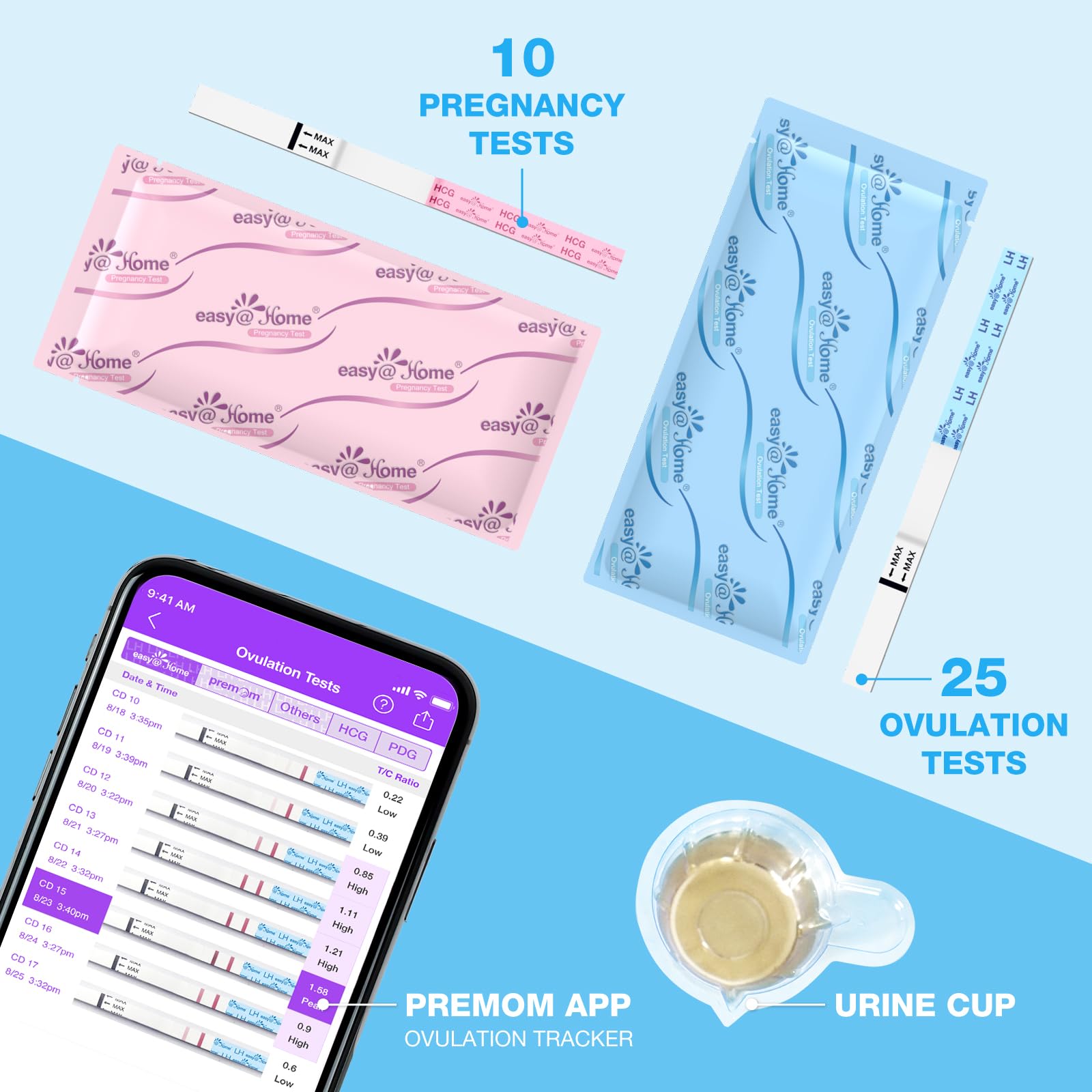 35 urine cups (40ml each) in pack
