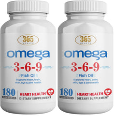 365 Health Omega 3-6-9 softgels pack 2 hero image