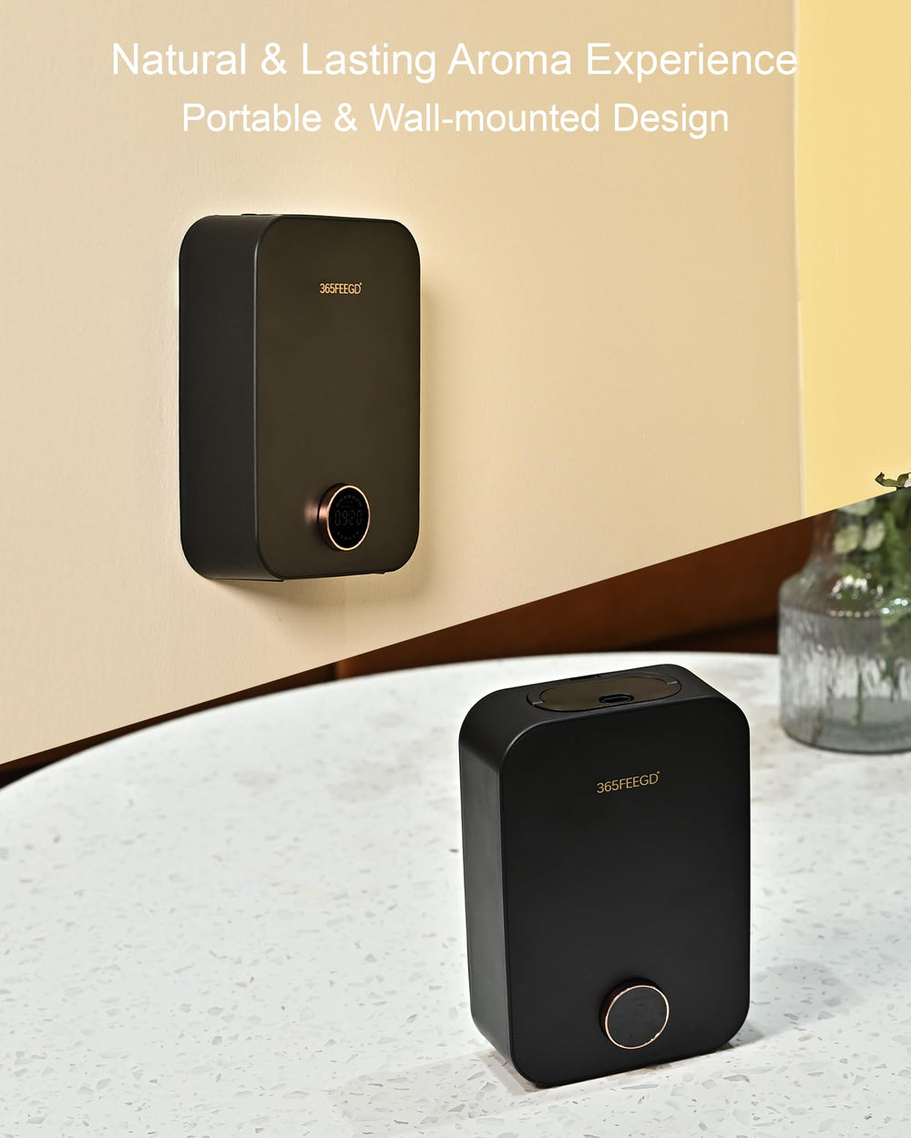 365FEEGD diffuser large 150ml reservoir for fewer refills.